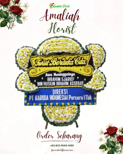 Papan Bunga Duka di Salakbrojo