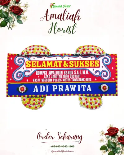 Karangan Bunga Ucapan Selamat di Salakbrojo