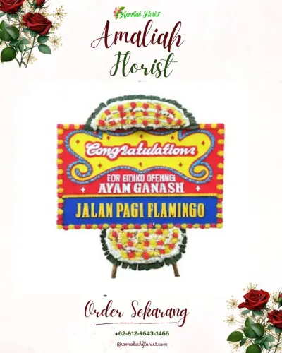 Bunga Papan Congratulation di Salakbrojo